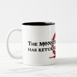Das Monster schufen Sie - Kratos Zweifarbige Tasse