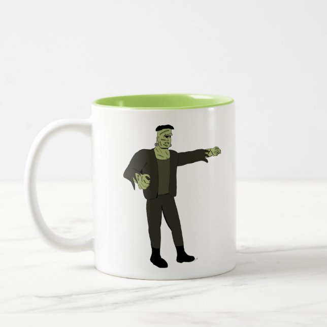 Das Monster Zweifarbige Tasse (Links)
