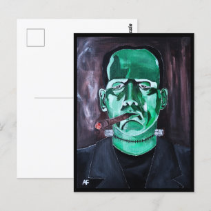 Das Monstergemälde von Alfred Fox Collvable Postkarte