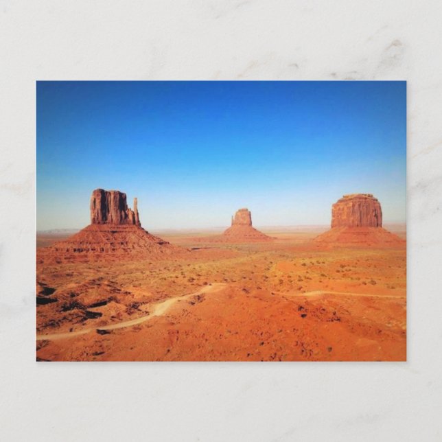 Das Monument Valley in Utah Postkarte (Vorderseite)