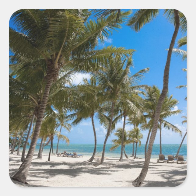 Das Moorings Resort, Marathon, Key West, 2 Quadratischer Aufkleber (Vorderseite)