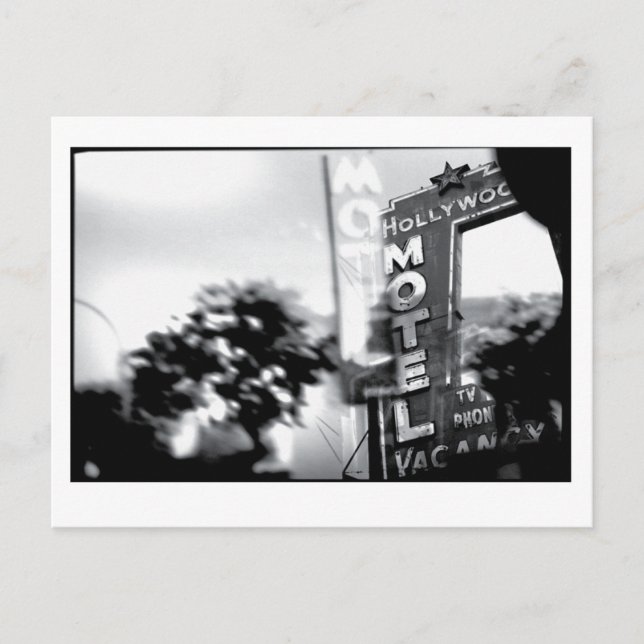 Das Motel: veraltet im 20. Jahrhundert Postkarte (Vorderseite)