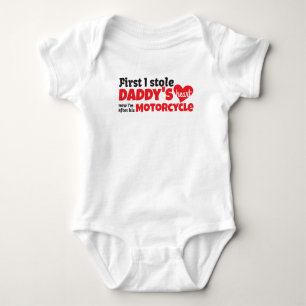 Das Motorrad des Vatis Baby Strampler