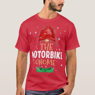 Das Motorrad Gnome Familie passt zum Weihnachtsfes T-Shirt