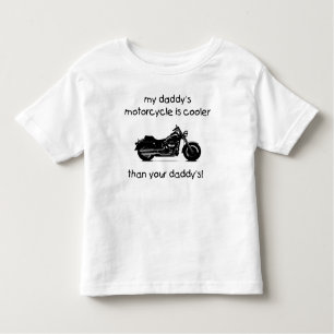 Das Motorrad meines Vatis ist cooler Kleinkind T-shirt