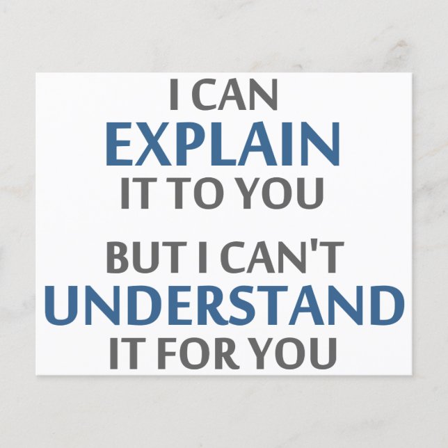 Das Motto des Ingenieurs kann es für Sie nicht ver (Vorderseite)