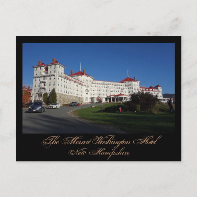 Das Mountain Washington Resort New Hampshire Postkarte (Vorderseite)