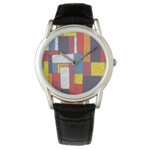 Das Mozaik Muster Armbanduhr