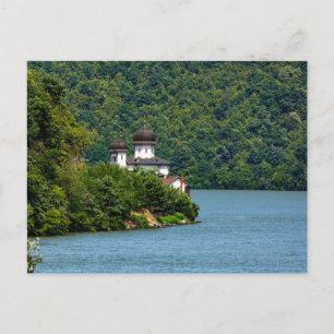 Das Mraconia Kloster an der Donau in Rumänien Postkarte