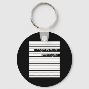 Das Mueller-Report Ag Barr redigierte T-Shirt Schlüsselanhänger