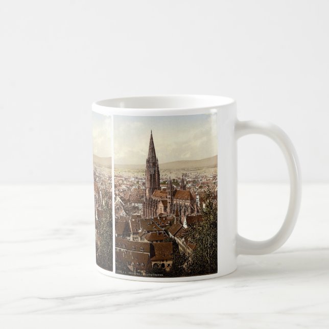 Das Munster, Freiburg, Baden, Deutschland Kaffeetasse (Rechts)