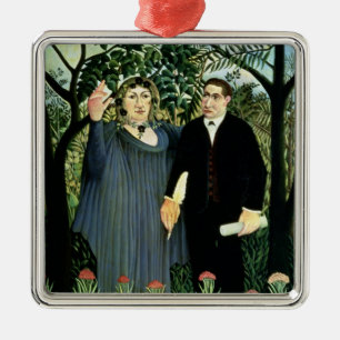 Das Muse, das den Dichter, 1908-09 inspiriert Ornament Aus Metall