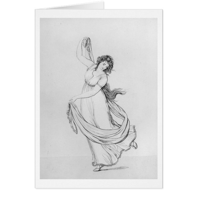 Das Muse des Tanzes, Platte VI von 'Dame Hamiltons (Vorne)