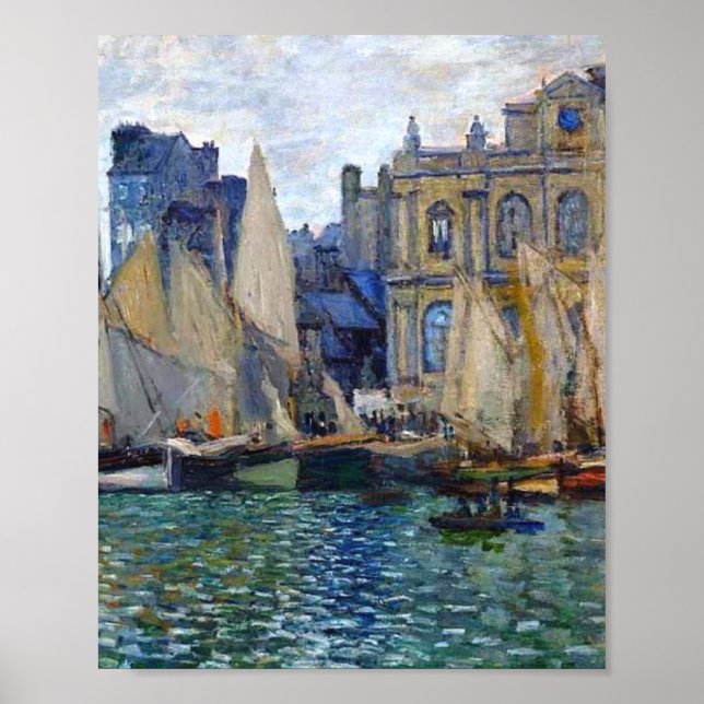 Das Museum in Le Havre Claude Monet Poster (Vorne)
