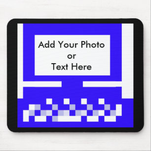 Das MUSEUM Künstler-Reihen-Bild-Computer-Blau Mousepad