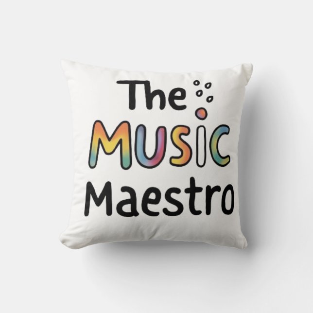 Das Music Maestro Kissen (Vorderseite)