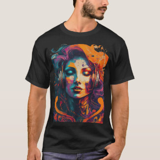 Das Music Vibes Girl T-Shirt