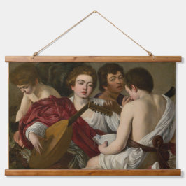 Das Musicians Tapestry Wandteppich Mit Holzrahmen