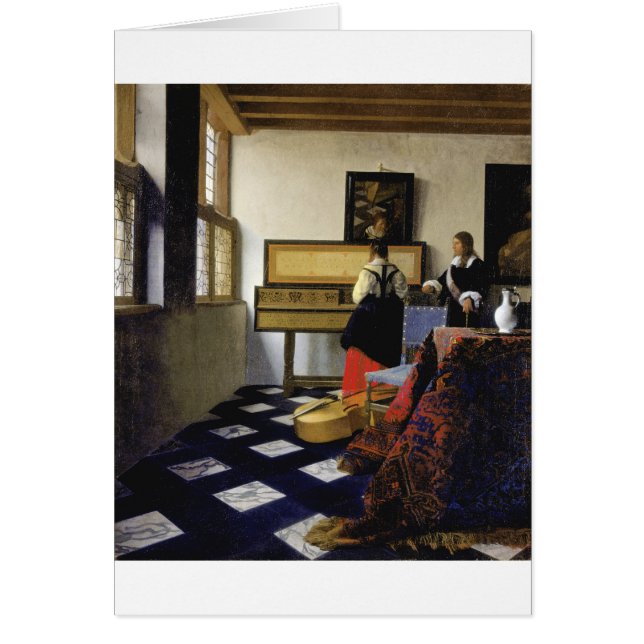 Das Musikunterricht von Johannes Vermeer (Vorne)