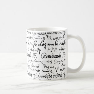 Das Muster berühmter Künstler Kaffeetasse