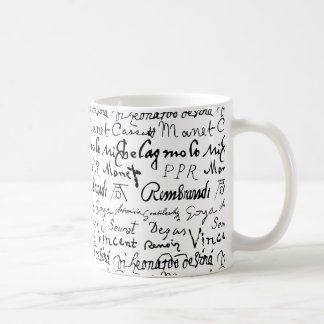 Das Muster berühmter Künstler Kaffeetasse