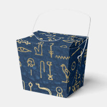 Das Muster der ägyptischen Hieroglyphen aus Gold u
