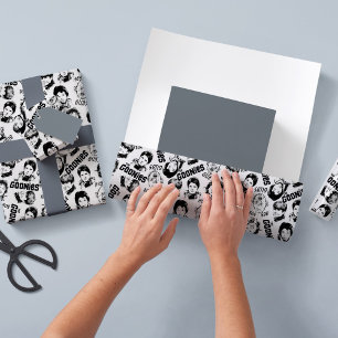 Das Muster der Goonies-Zeichen Geschenkpapier