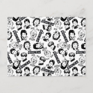 Das Muster der Goonies-Zeichen Postkarte