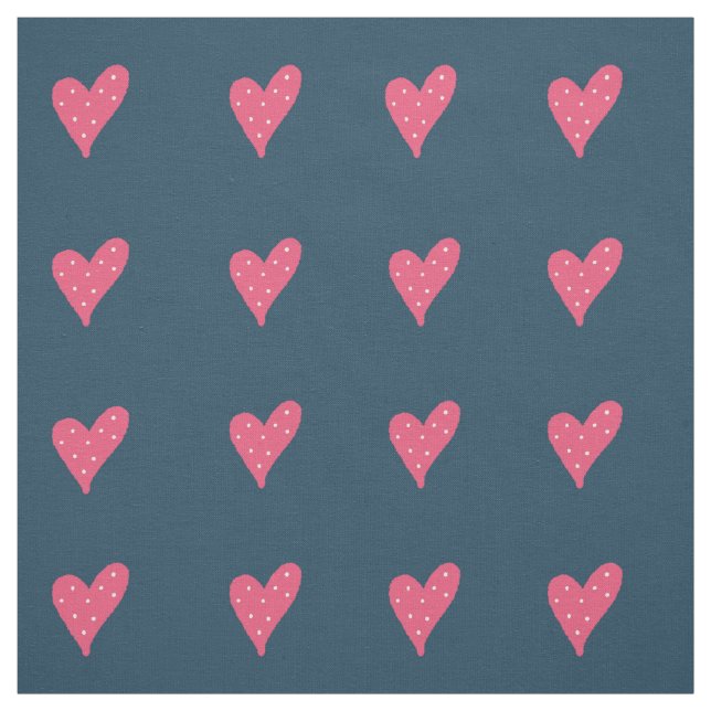 Das Muster der rosa Herz Zeichne Stoff (Muster)