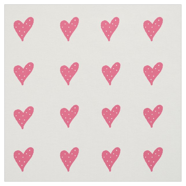 Das Muster der rosa Herz Zeichne Stoff (Muster)