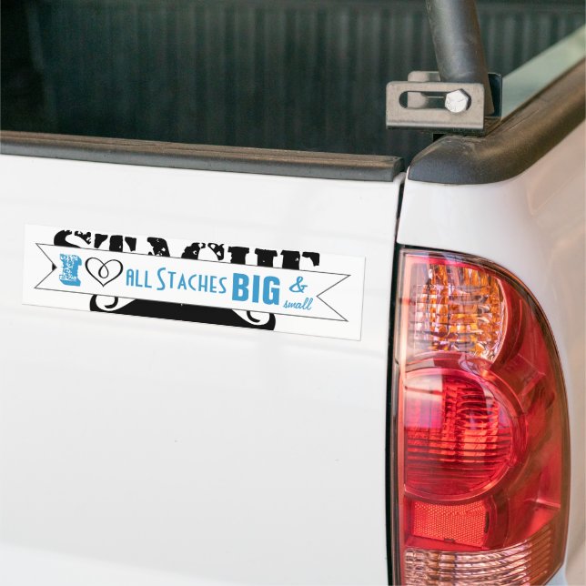 Das Muster der Stache Mustache Autoaufkleber (Auf Lkw)
