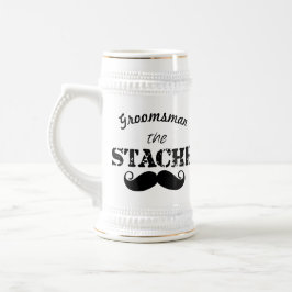 Das Muster der Stache Mustache Bierglas