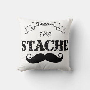 Das Muster der Stache Mustache Kissen