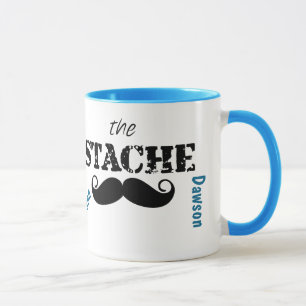 Das Muster der Stache Mustache Tasse