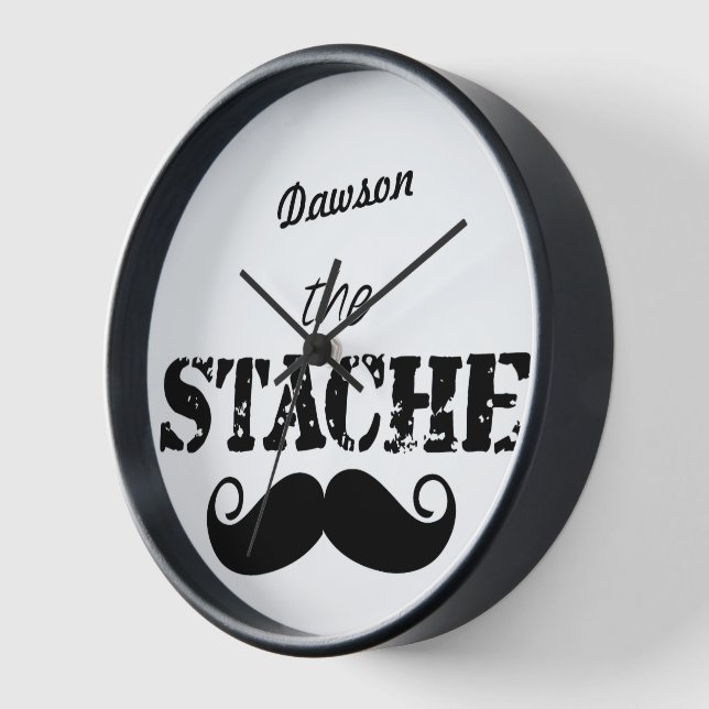 Das Muster der Stache Mustache Uhr (Winkel)