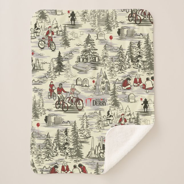 Das Muster des Club-Friedhofs der Verlierer Sherpadecke (Vorderseite)