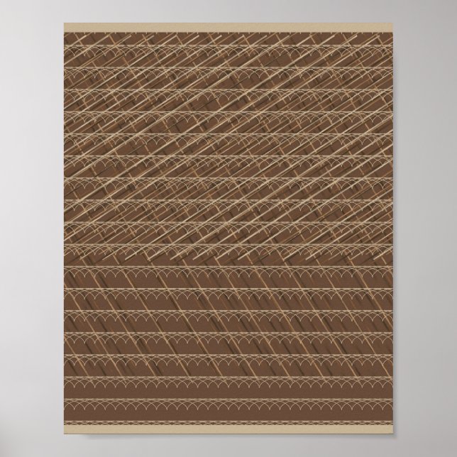 Das Muster von Wind und Regen  Poster (Vorne)