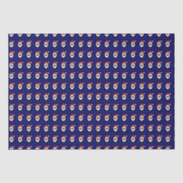 Das Musterpapier für den Santa Claus Seidenpapier