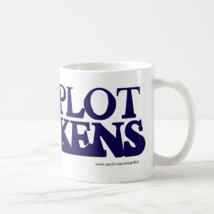 Das Mysterium der Plot Thickens Fun Plot Tasse
