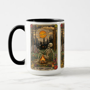 Das Mystische Holz und das glückliche Camper-Tarot Tasse