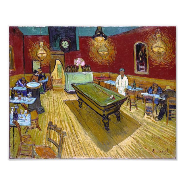 Das Nachtcafé | Van Gogh | Fotodruck (Vorne)