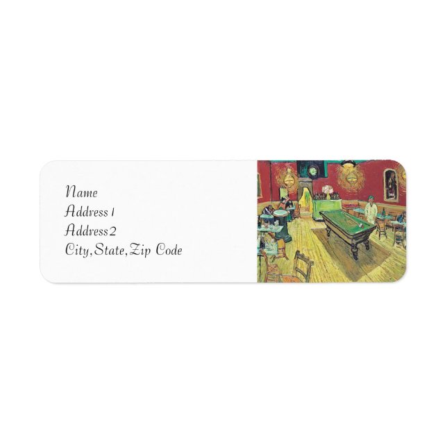 Das Nachtcafé von Van Gogh (Vorne)