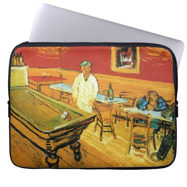 Das Nachtcafé von Vincent Van Gogh Laptopschutzhülle (Vorderseite)
