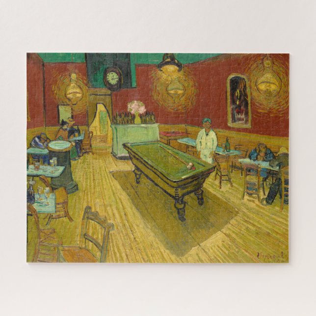 Das Nachtcafé von Vincent van Gogh Puzzle (Horizontal)