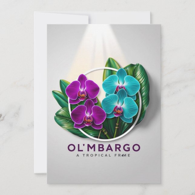 Das Nachtleben dreht sich nicht nur um die Blume Einladung (Vorderseite)