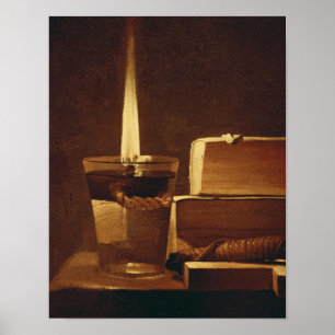 Das Nachtlicht, 1630-35 Poster