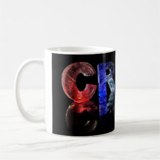 Das Namenscraig in den Lichtern 3D Kaffeetasse