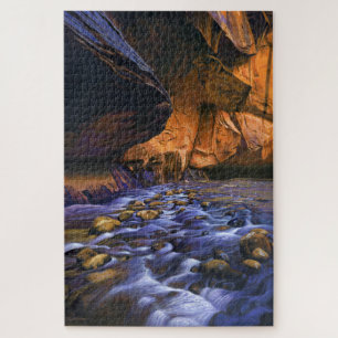 Das Narrows Canyon Stream Acrylic Painting Puzzle