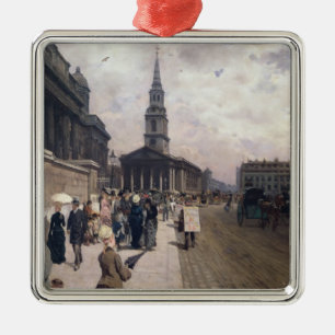 Das National Gallery, London Silbernes Ornament