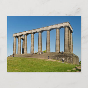 Das Nationaldenkmal, Edinburgh Schottland Postkarte